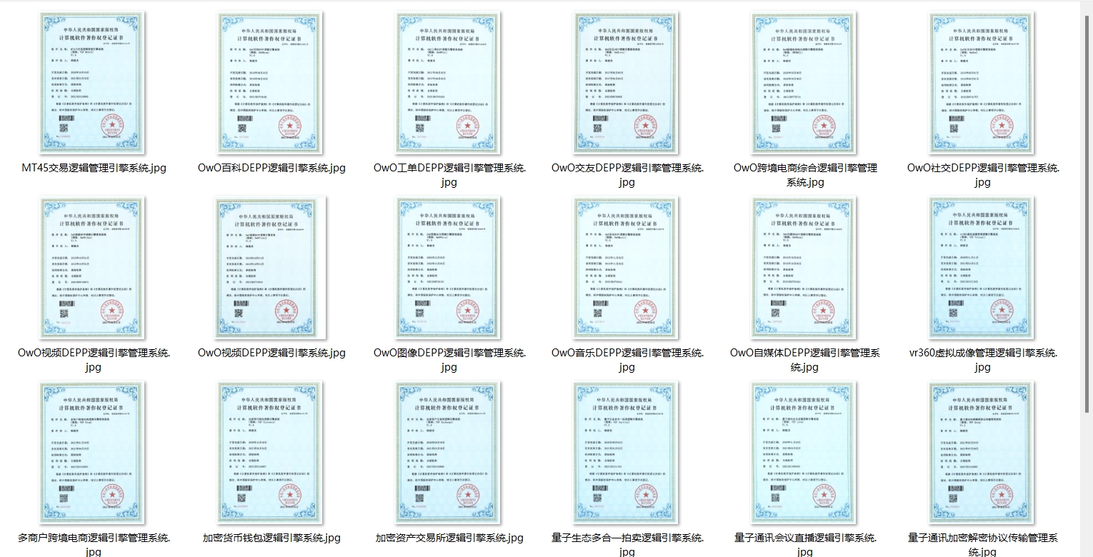 软件著作权展示